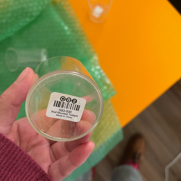 CB2 Accents Cb2 Glass Wall Decor Set Of 5 Poshmark